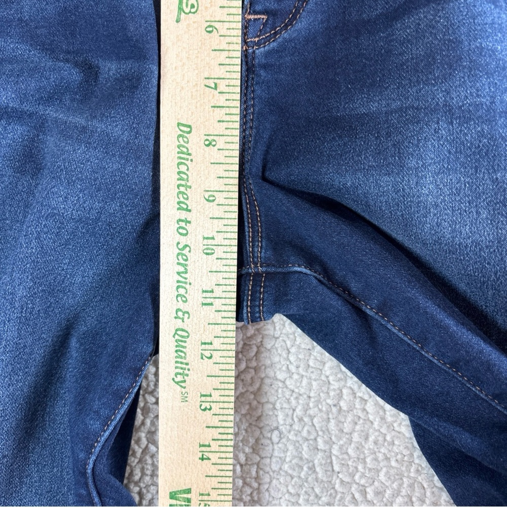 Nicole Miller NY SOHO High Rise Bootcut Women Size 8 Stretch Dark Wash Blue Jean - Picture 6 of 15